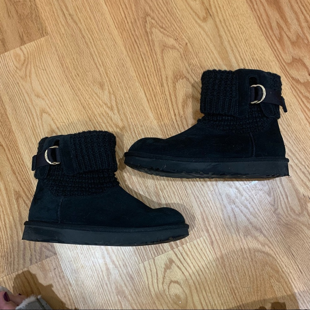 Black Sweater Short Ugg Boots